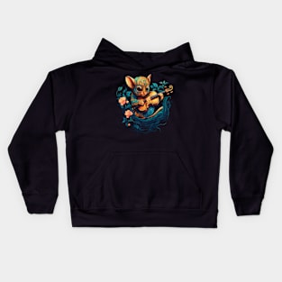 Tarsier Playing Violin Kids Hoodie